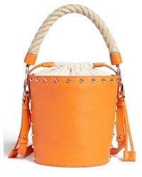 J.W.Anderson Studded Bucket Bag Orange