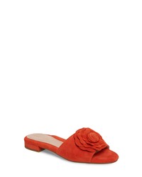 Taryn Rose Violet Flower Slide Sandal
