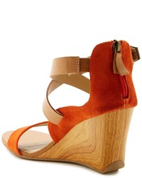 Kenneth Cole New York Oh Ava Suede Wedge Sandal