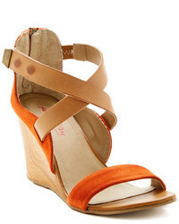 Kenneth Cole New York Oh Ava Suede Wedge Sandal