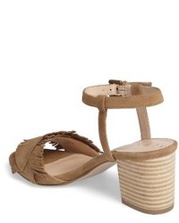 Sole Society Sepia Fringe Sandal