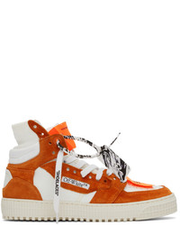Off-White White Orange Off Court 30 High Sneakers