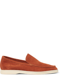 Orange Suede Loafers Outfits For Men (7 