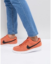 Nike Dunk Low Trainers In Orange 904234 800