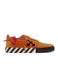 Off-White Orange Low Vulcanized Sneakers