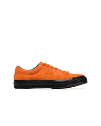 Converse Orange One Star Suede Sneakers