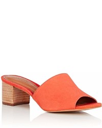 Barneys New York Suede Mules