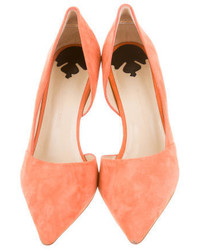 By Malene Birger Suede Dorsay Pumps W Tags