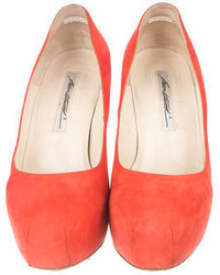 Brian Atwood Suede Pumps