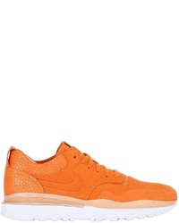 Orange Suede Sneakers