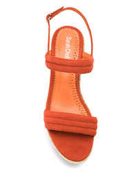 Sarah Chofakian Leather Platform Sandals