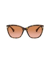 Ralph Lauren 56mm Gradient Cat Eye Sunglasses