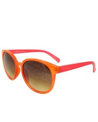 Apopo Int'l Orange Pink Oval Fashion Sunglasses
