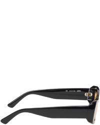 BONNIE CLYDE Black Orange Ufo Sunglasses
