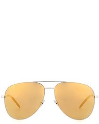 Saint Laurent Classic 11 Mirrored Aviator Sunglasses