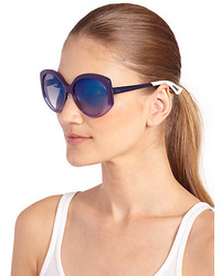 Christian Dior Dior Extase 58mm Round Sunglasses