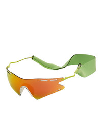 Cmmn Swdn Green And Red Ace And Tate Edition Le Monde Sunglasses