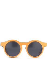 Kris Van Assche Krisvanassche X Linda Farrow Colourblock Matte Aluminium Sunglasses