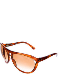Tom Ford Milo Aviator Sunglasses