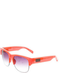 Matthew Williamson Neon Gradient Lens Sunglasses