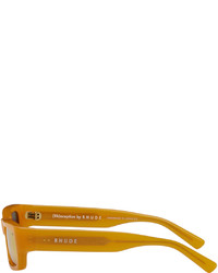 Rhude Orange Rhoyce Sunglasses