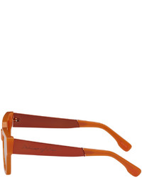 RetroSuperFuture Orange Storia Francis Sunglasses