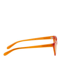 Han Kjobenhavn Orange Transparent Race Sunglasses