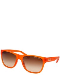 Armani Exchange Rectangle Cletine Transparent Sunglasses