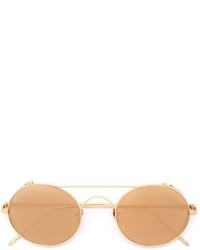 Linda Farrow Round Frame Sunglasses