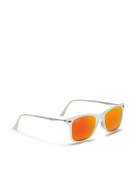 Ray-Ban Wayfarer Light Ray Matte Acetate Mirror Sunglasses