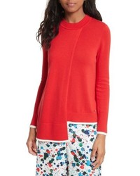 Ted Baker London Ginati Tipped Crossover Sweater