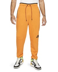Nike Jordan Jumpman Fleece Sweatpants In Light Curryblack At Nordstrom