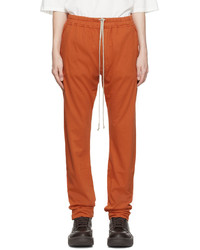 Rick Owens DRKSHDW Orange Berlin Lounge Pants