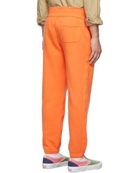 Polo Ralph Lauren Orange Fleece Lounge Pants