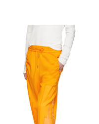 Feng Chen Wang Orange French Terry Lounge Pants