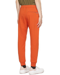 Alexander McQueen Orange Graffiti Lounge Pants