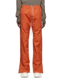 Rick Owens DRKSHDW Orange Nylon Lounge Pants