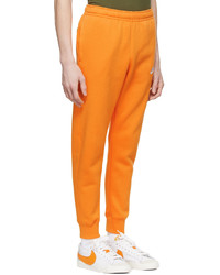 Nike Orange Sportswear Club Lounge Pants