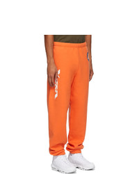 Heron Preston Orange Techno Lounge Pants
