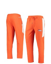 STARTE R Orangewhite Denver Broncos Goal Post Fleece Pants