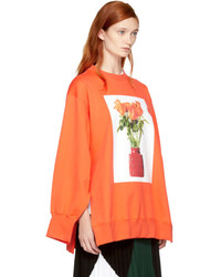 Ports 1961 Orange Flowers Sweatshirt
