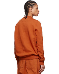 Rick Owens DRKSHDW Orange Granbury Sweatshirt