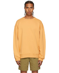 Dries Van Noten Orange Medium Weight French Terry Sweatshirt