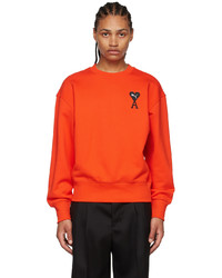 AMI Alexandre Mattiussi Orange Puma Edition Sweatshirt