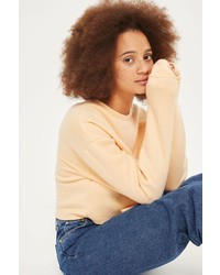 Topshop Super Soft Cropped Sweatshirt