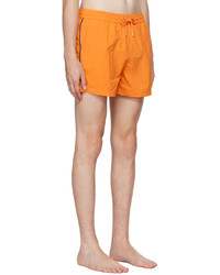 Paul Smith Orange Artist Stripe Swim Shorts