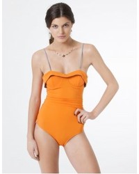 Carnet de Mode Maninha Orange Retro Nala Swimsuit