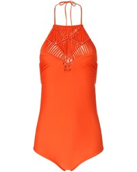 Mikoh Coral Moorea Braided Swimsuit