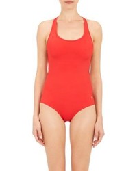 Tomas Maier One Piece Swimsuit Red