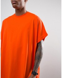 Asos Extreme Oversized T Shirt In Orange